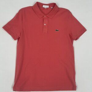 Lacoste Men’s Classic Polo – Coral Red